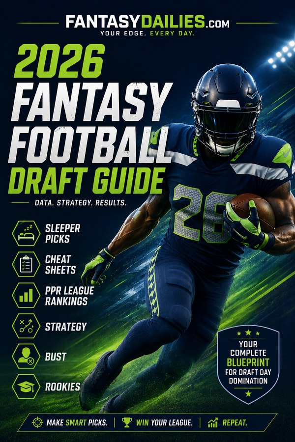 2026 Fantasy Football Draft Guide cover